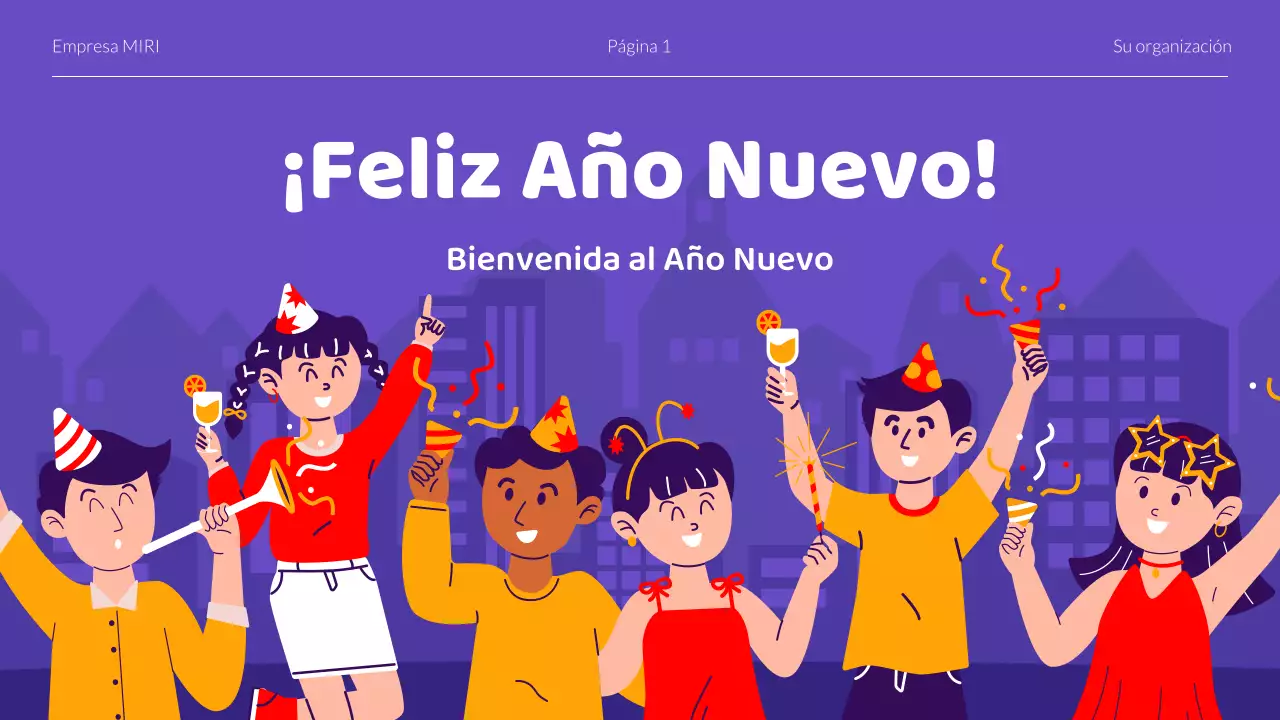 Presentación de la celebración del Año Nuevo