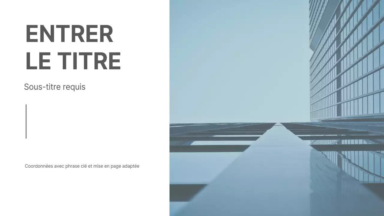 Présentations concises