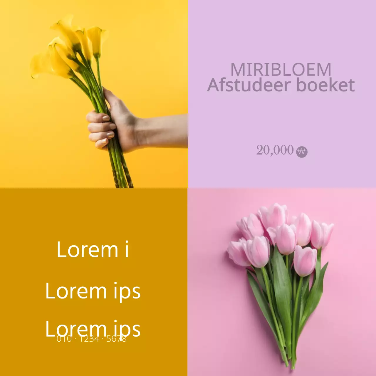 Indrukwekkende bloemenlevering