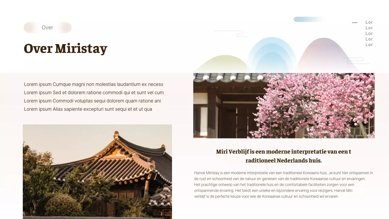 Pastelverlopen Een gids voor het huren van een hanokruimte met traditionele landschappen