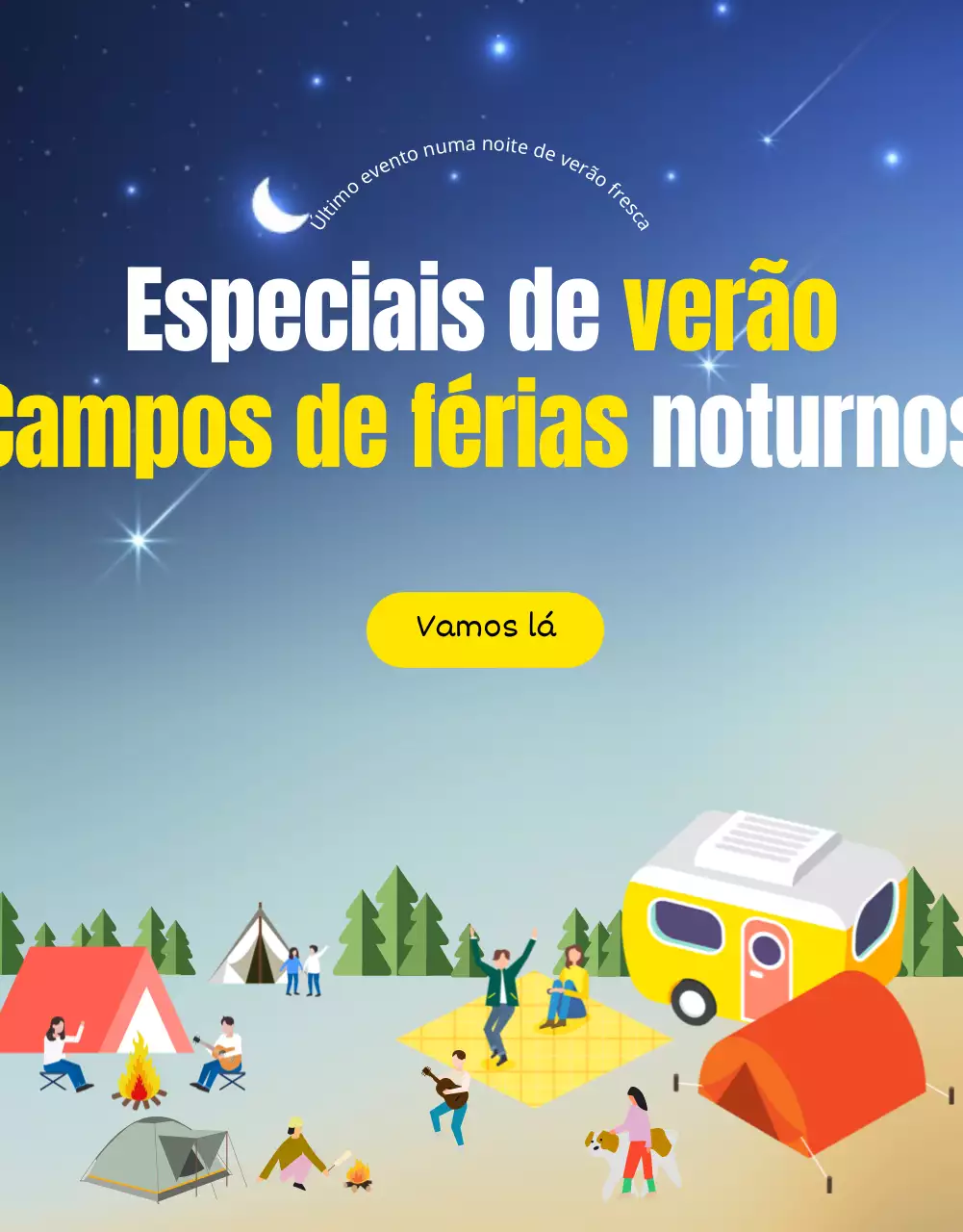 Campo CardNews no arco-íris
