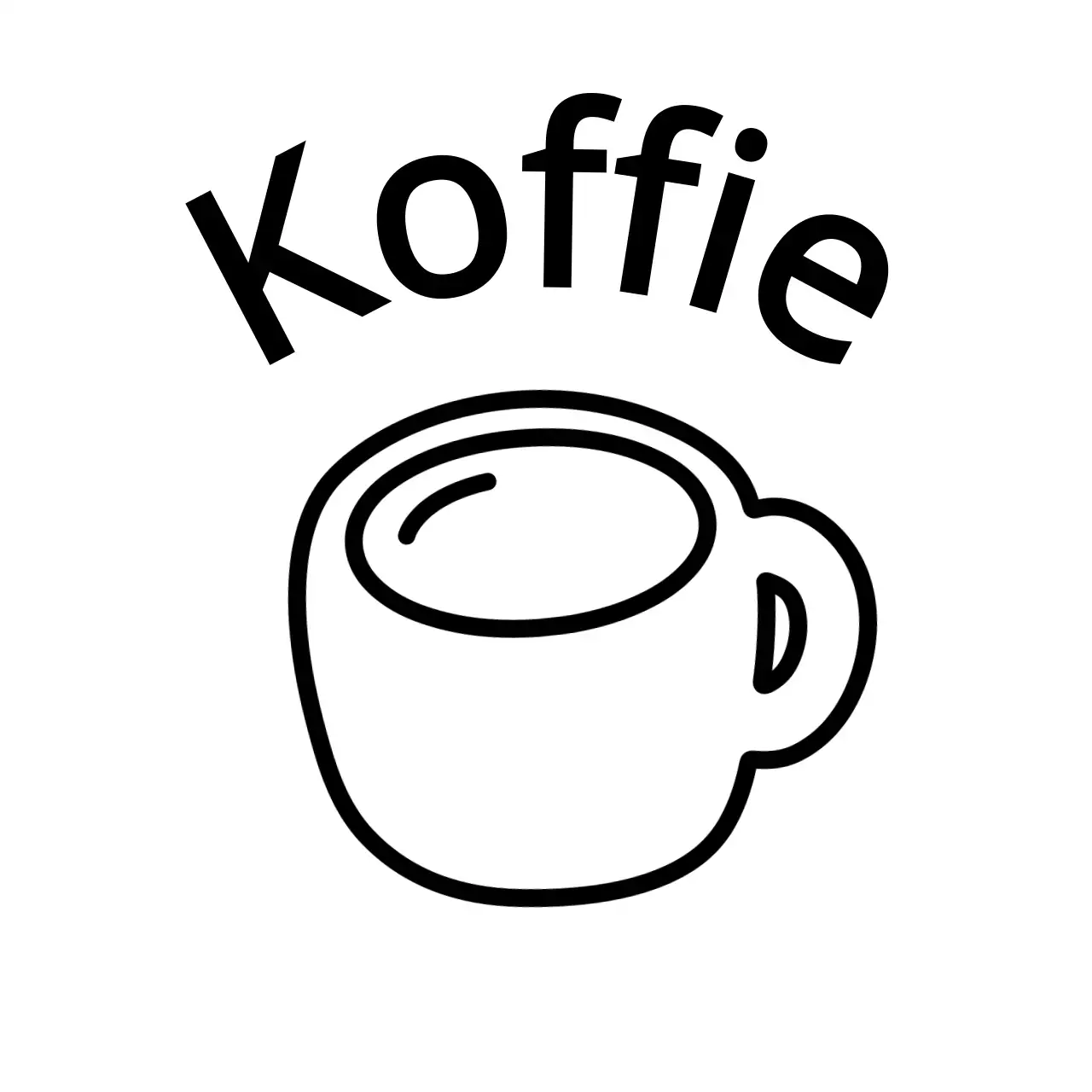 Eenvoudige zwarte lijnillustratie van verschillende objecten en dieren