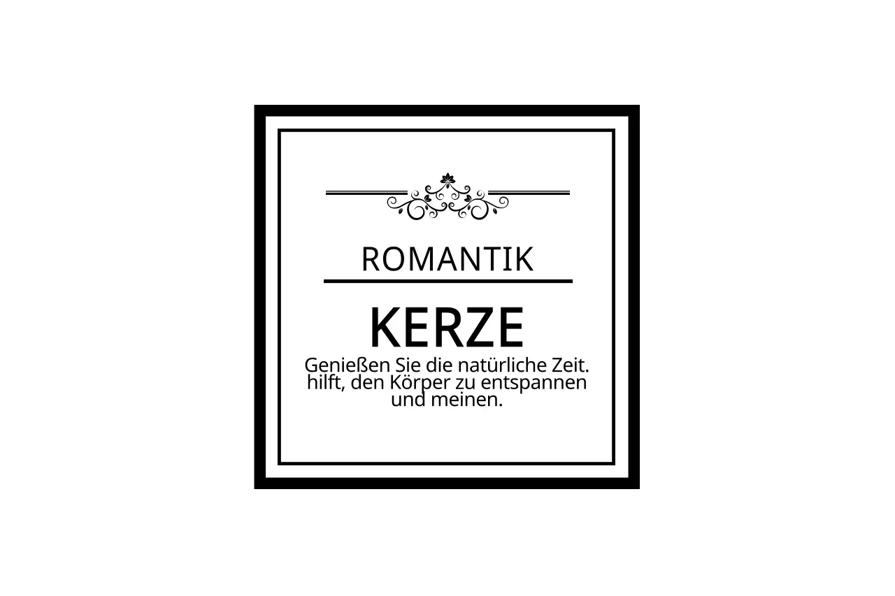 ROMANTIQUE Kerze