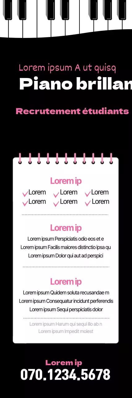 Bannière de l'école de piano