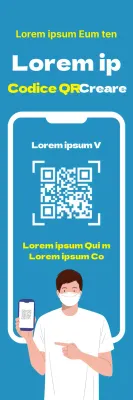 Illustrazione giallo cielo Corona QR Access Guide