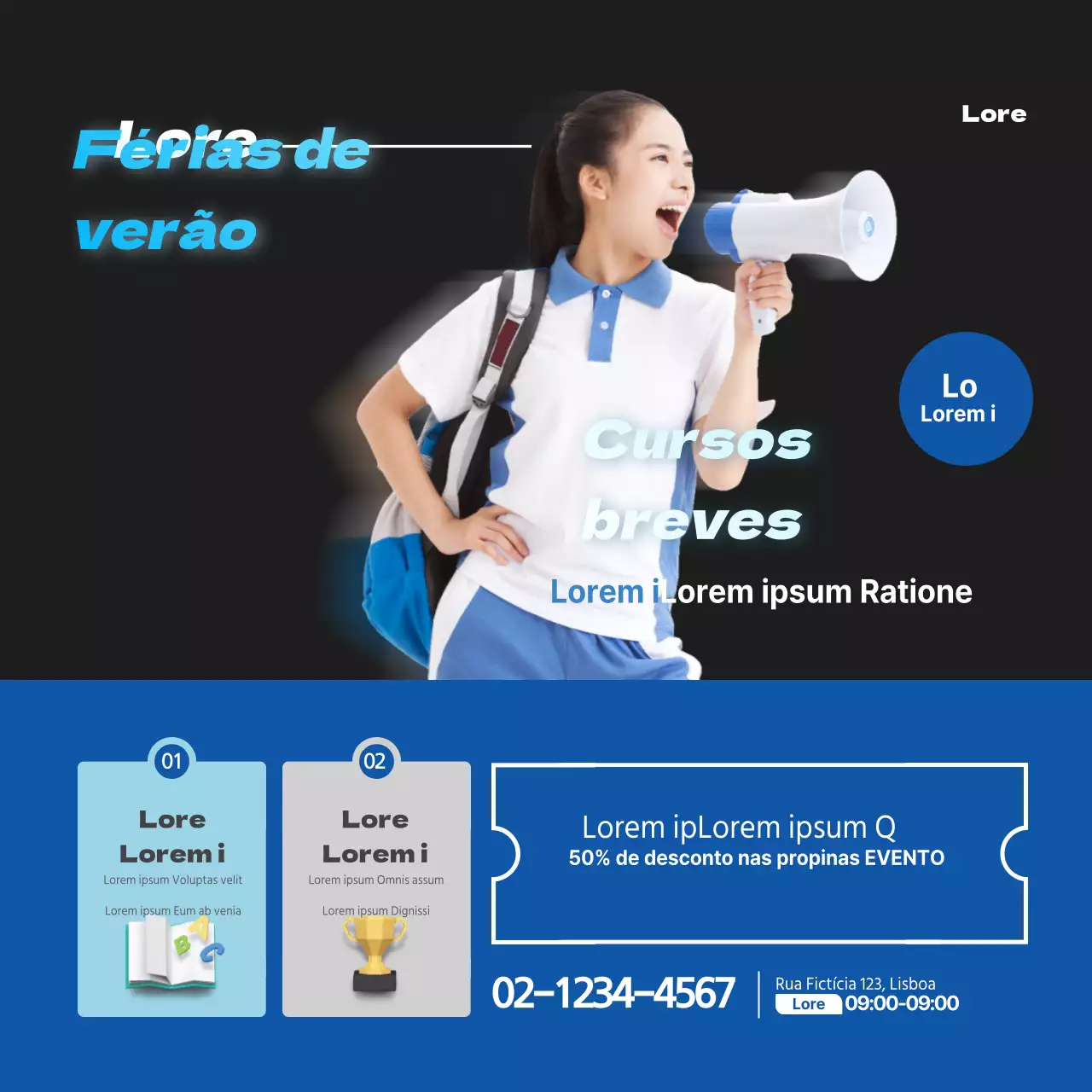 Cursos de verão de curta duração