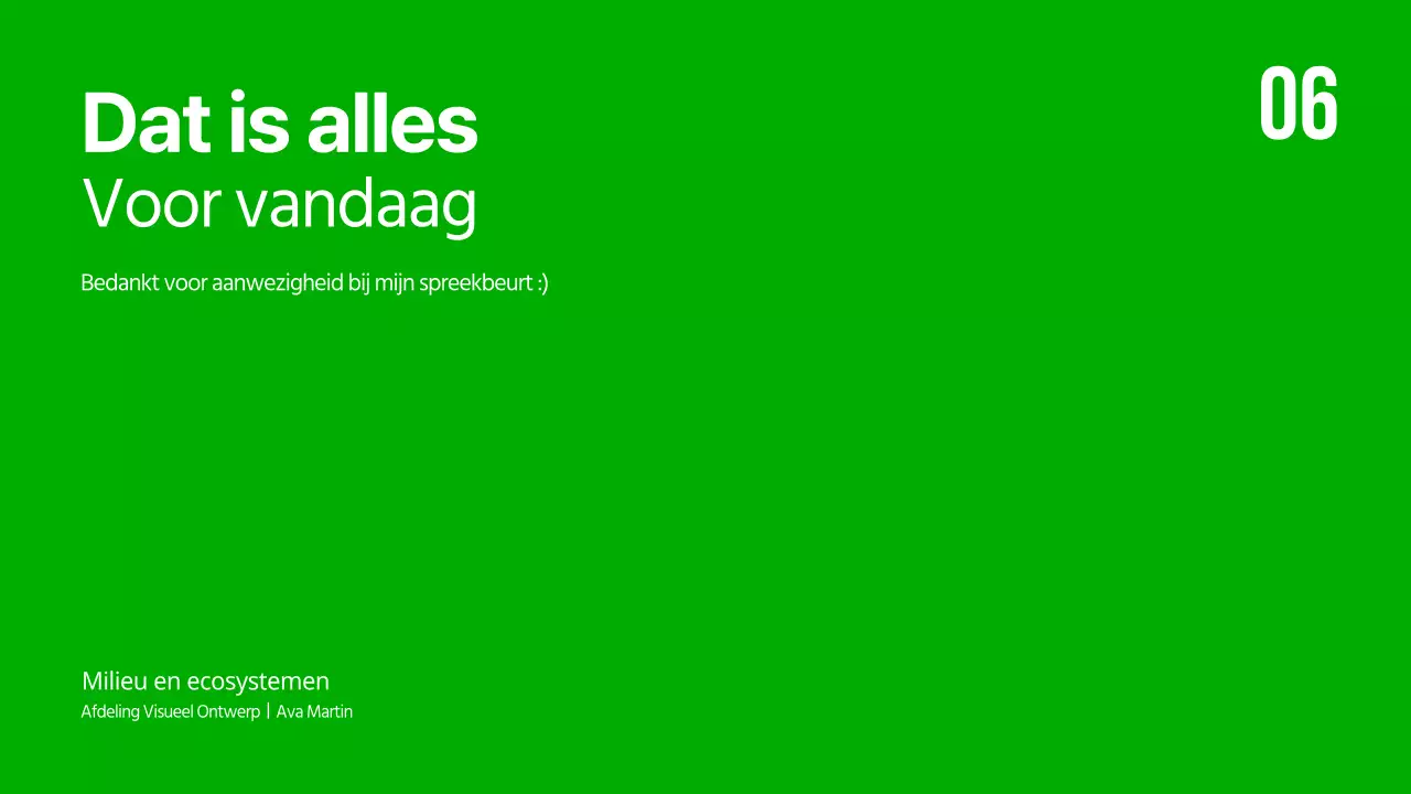 Een groene wereldbol maken