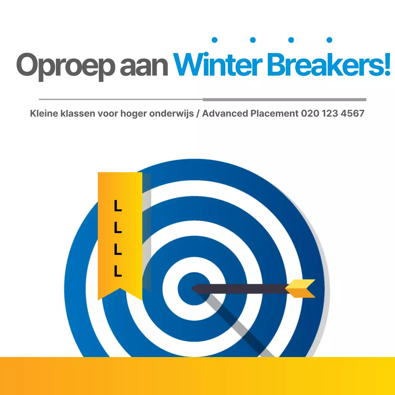 Werving voor wintervakantiecursussen