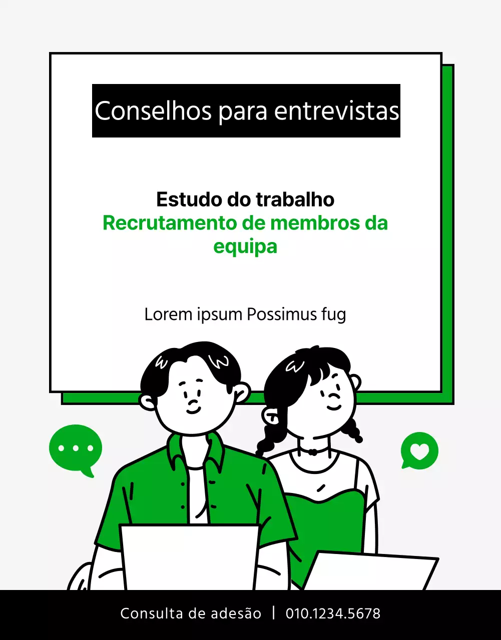 Página de pormenor do estudo de trabalho com ilustrações simples