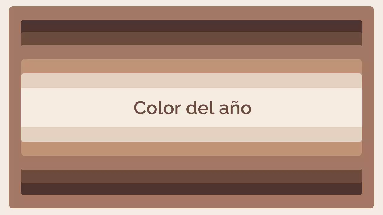 Informe de tendencias del color moca mousse