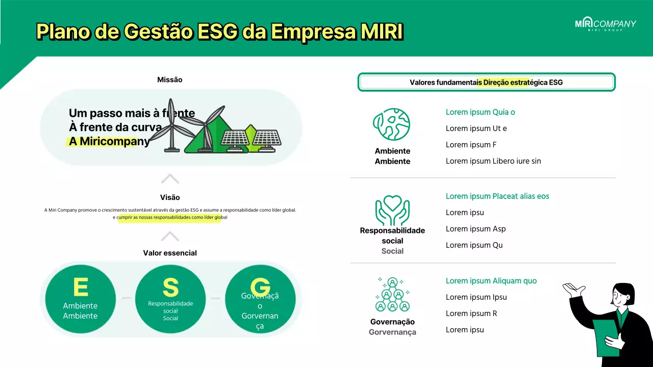 Plano de gestão ESG do Clean Business