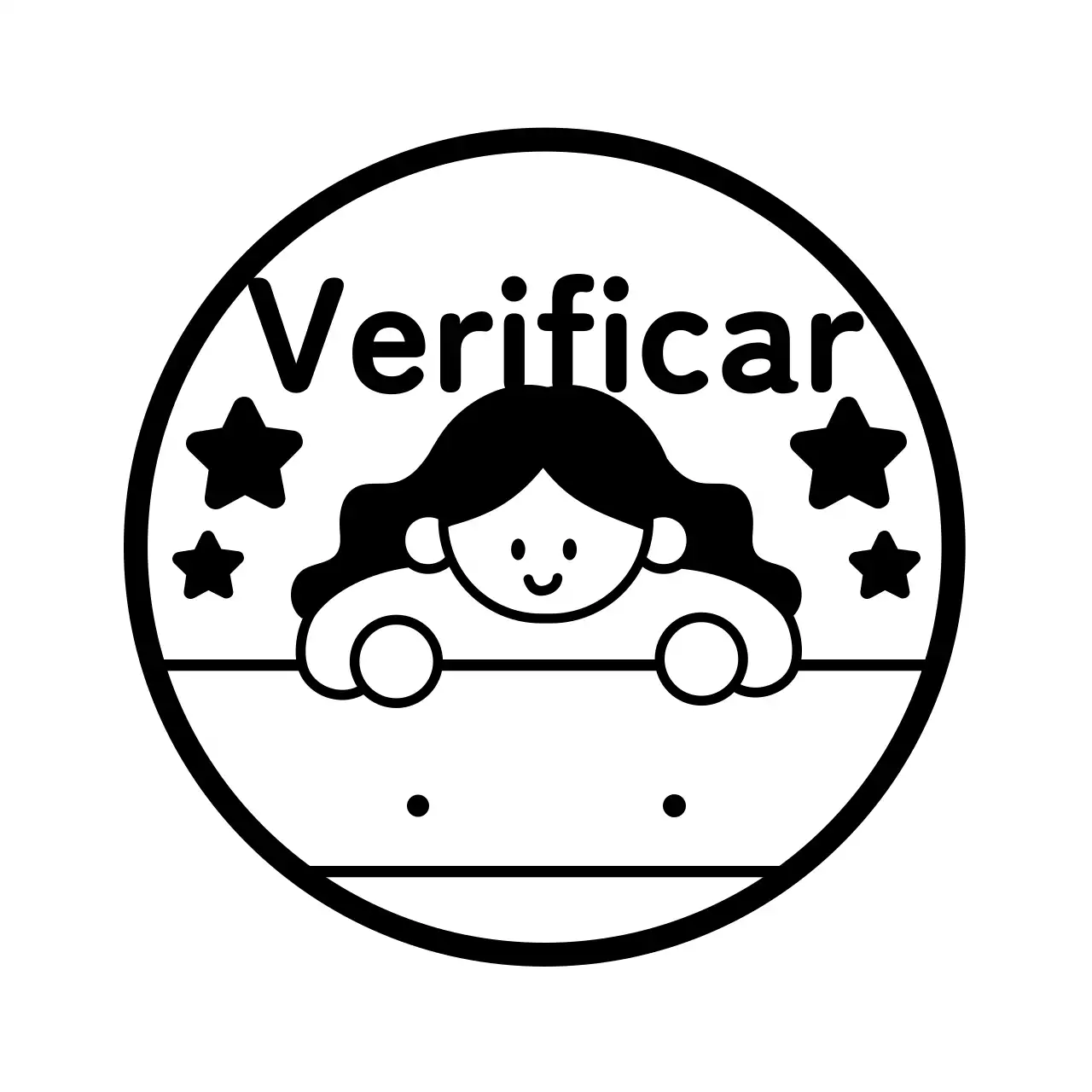 Para verificar os trabalhos de casa com estrelas pretas e ilustrações humanas simples