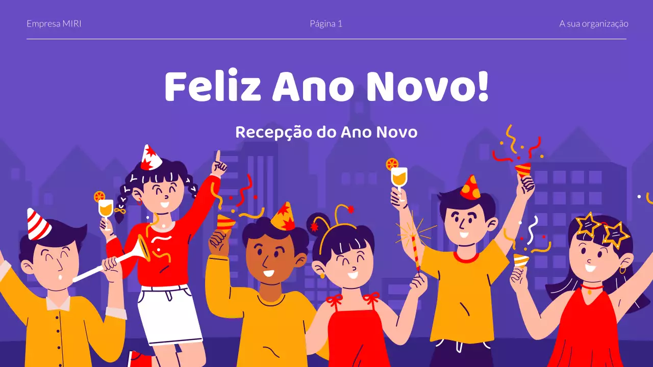 Apresentação da celebração do Ano Novo
