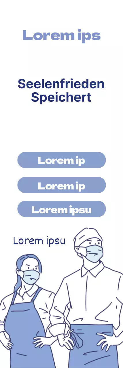 Blue Navy Illustrated Leitfaden zur Prävention des Coronavirus