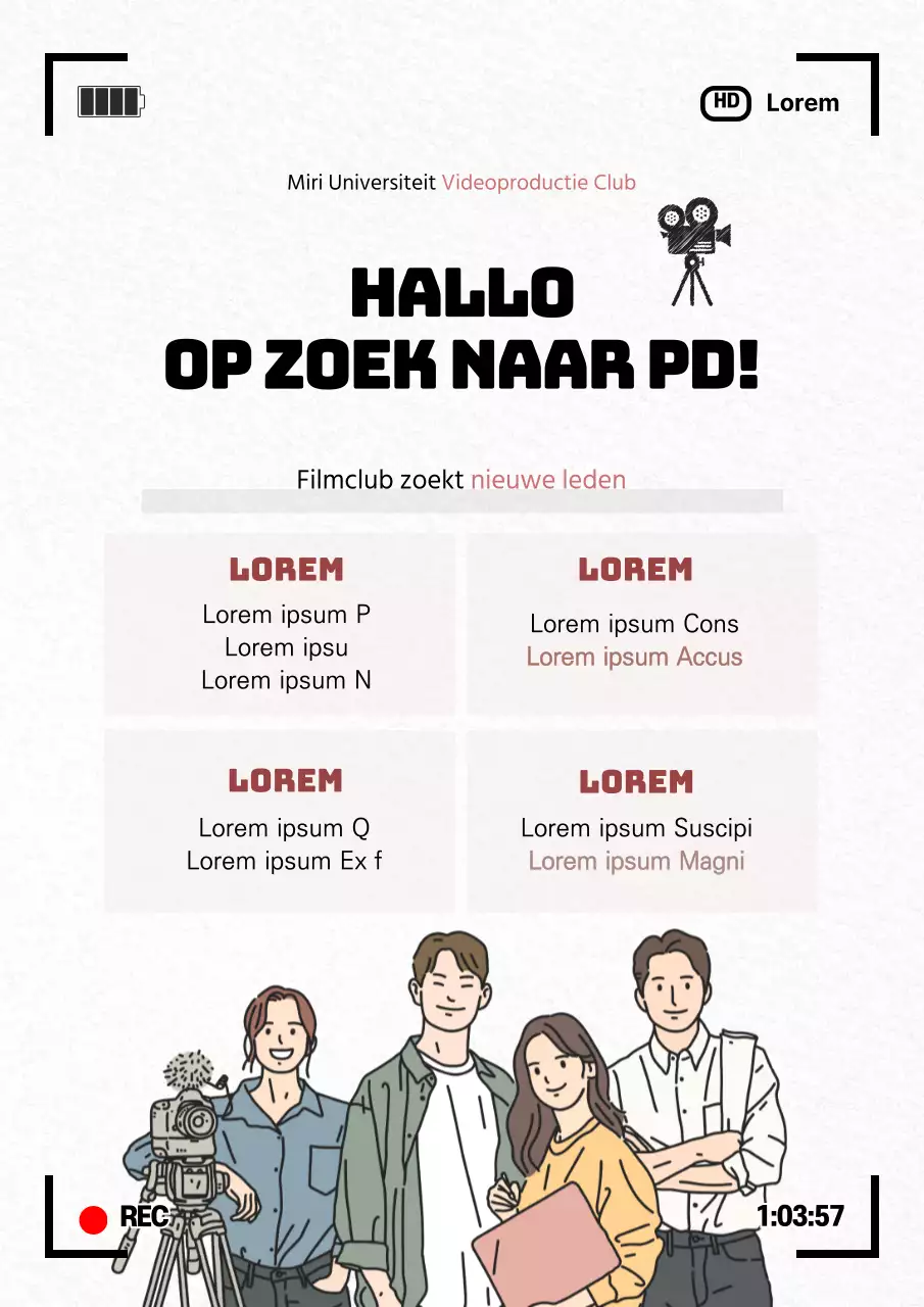 FilmmakenFilmmaken ClubsRecruitmentDesign