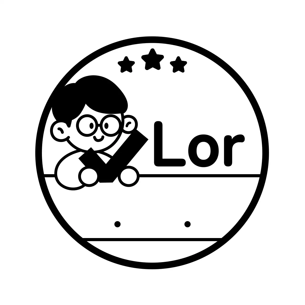 Pour contrôler et vérifier les devoirs avec des étoiles noires et des illustrations humaines simples