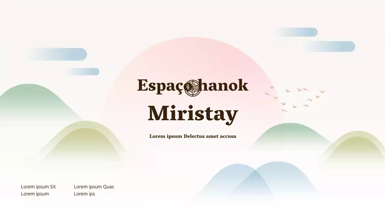 Gradientes pastel Um guia para alugar um espaço hanok com paisagens tradicionais
