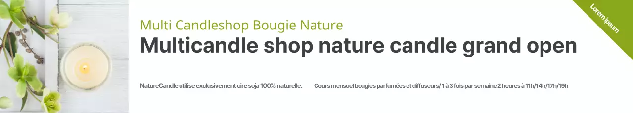Boutique multi-bougies