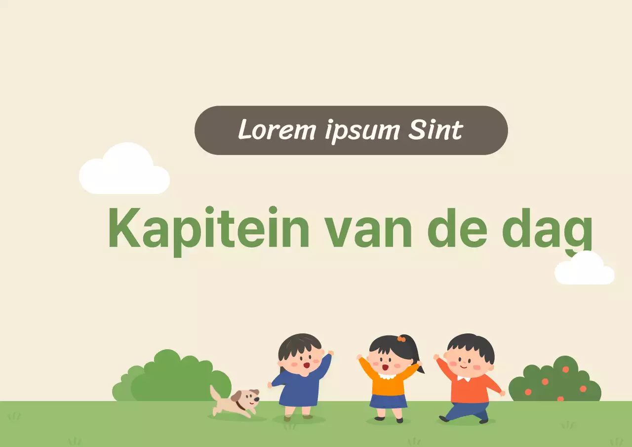 Kleurrijke en schattige illustratiestijlen voor begeleide tekst en krijtborddecoraties voor de lessen van vandaag