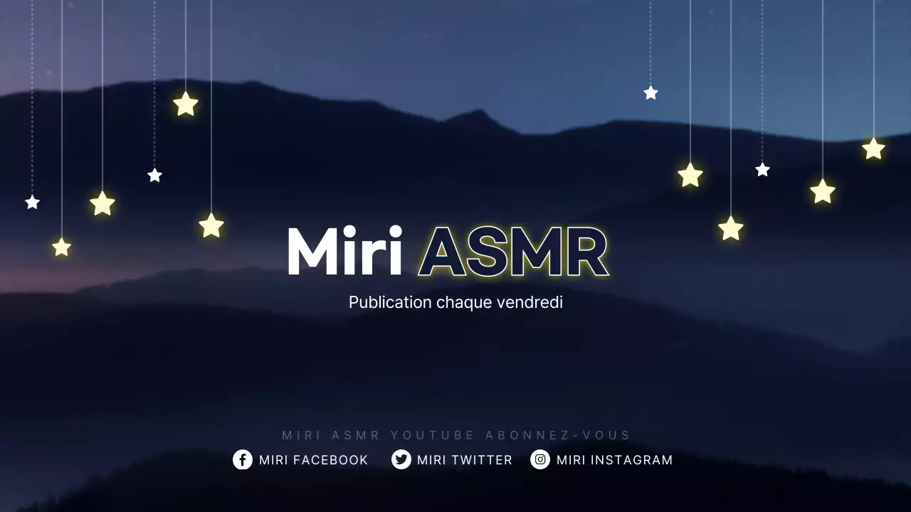 Fond bleu marine et ciel nocturne propre ASMR