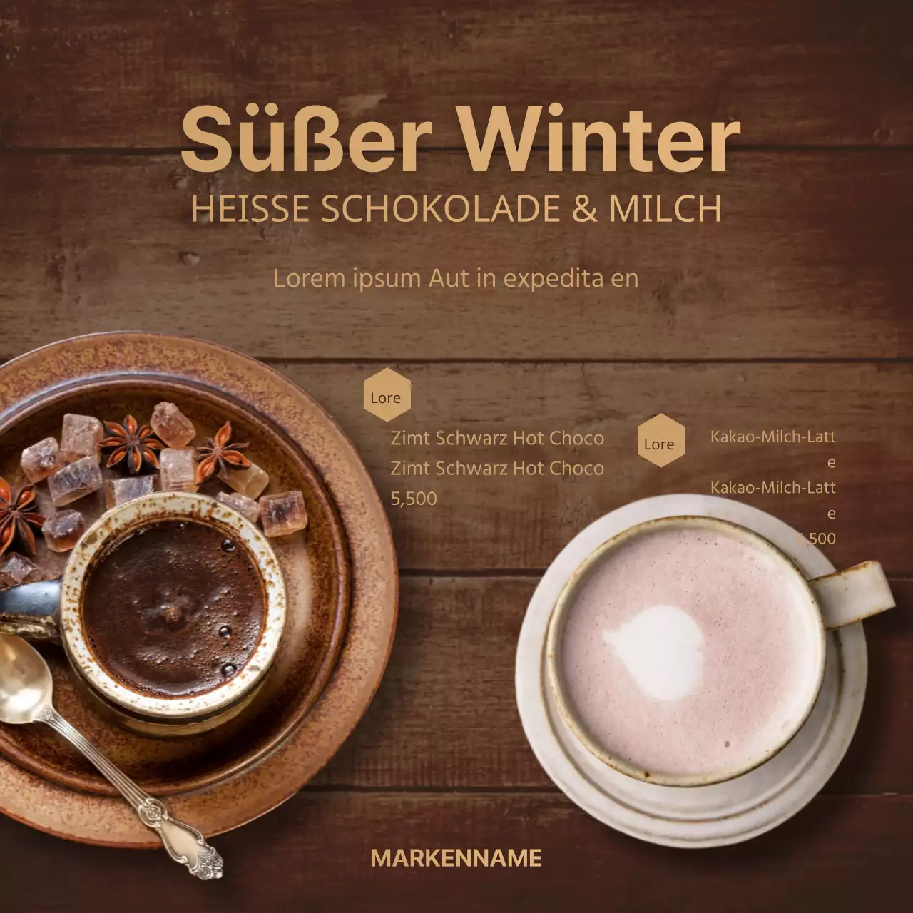 Winterliche Getränke