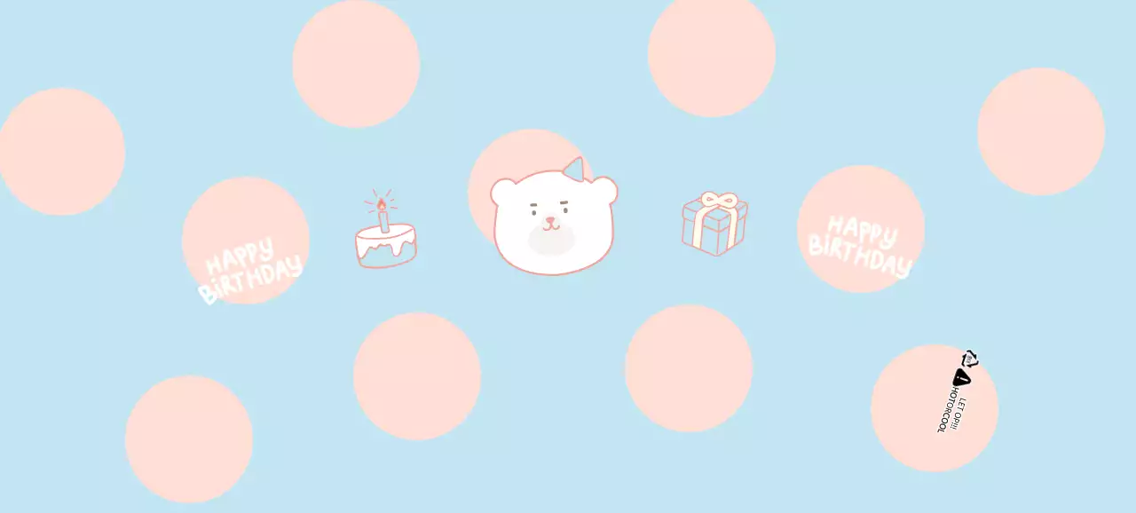 Pastel verjaardagsfeestje leuke papieren bekers