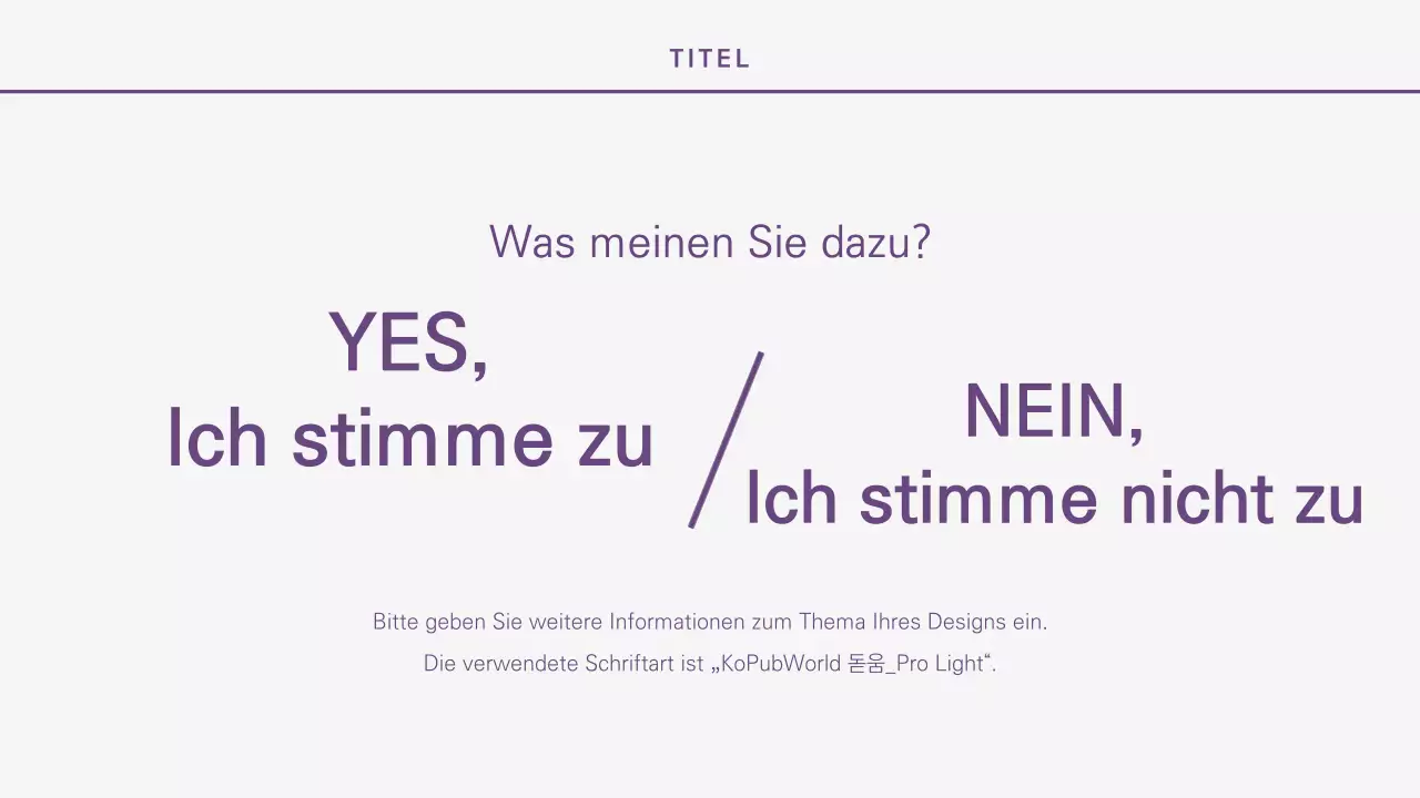 Sauberere Präsentationen