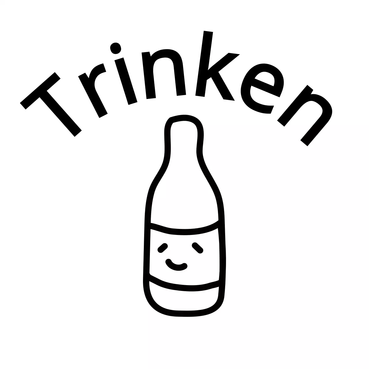 Einfache schwarze Linienillustration von verschiedenen Objekten und Tieren