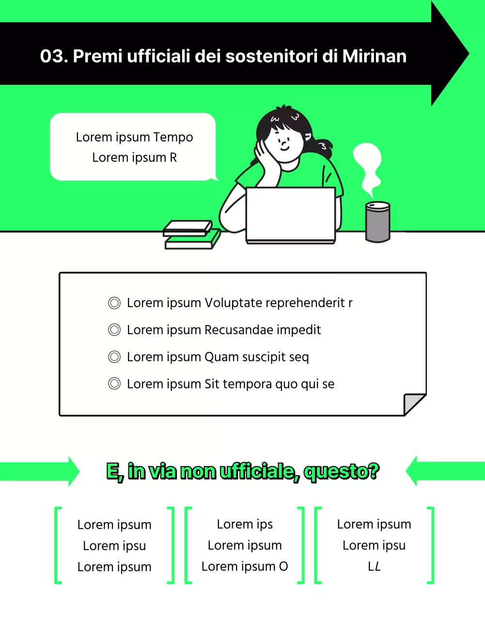 Spiegazione del reclutamento di studenti internazionali in bianco e nero