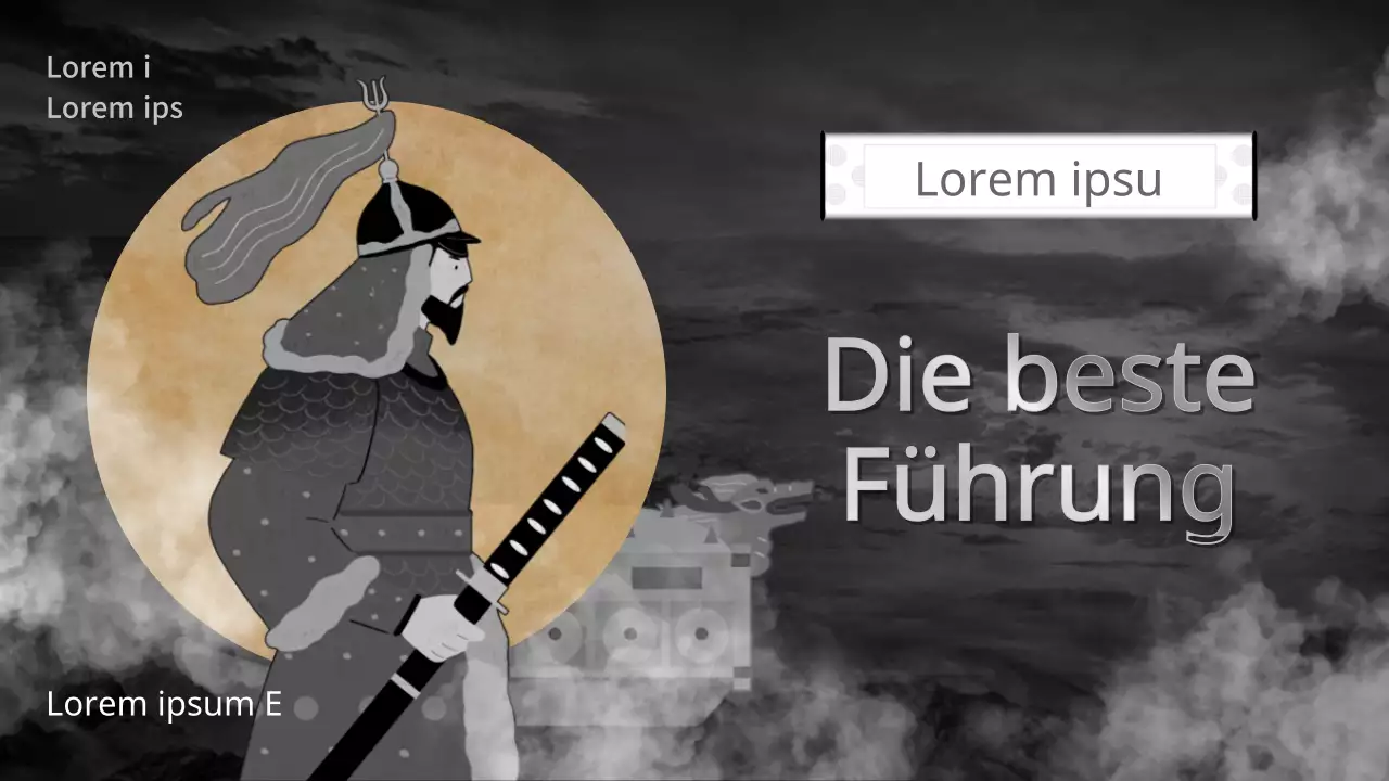 Ein traditionelles und doch grandioses Konzept in Schwarz und Gold