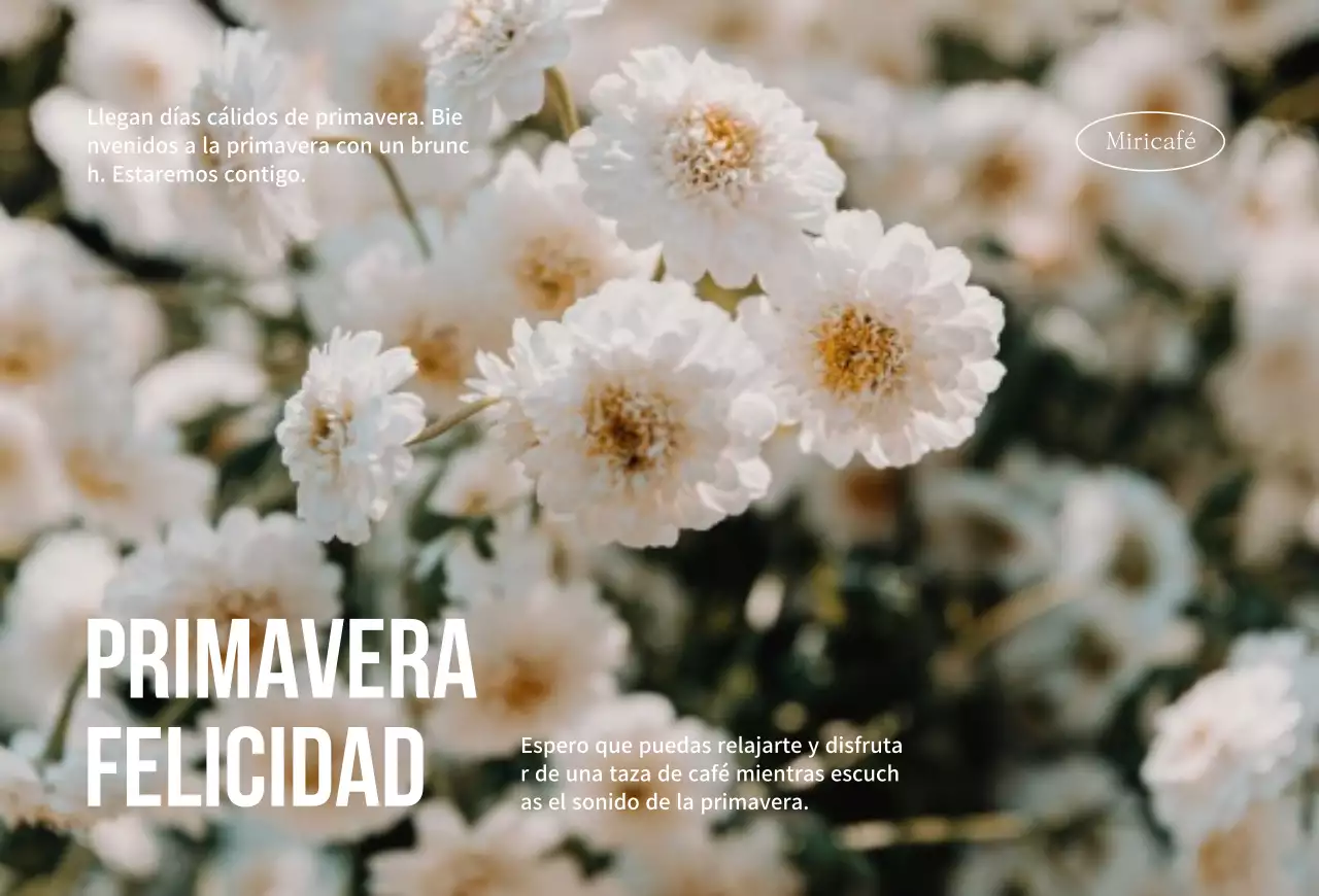 Diseño floral primaveral
