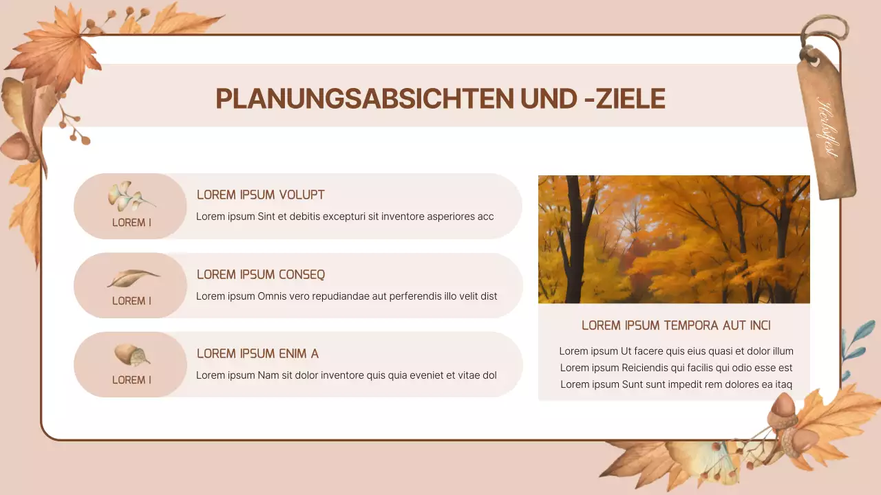 Ihr Leitfaden für orangefarbene, natürliche Herbstveranstaltungen