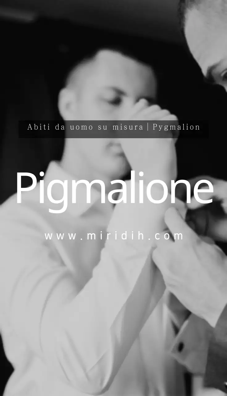 Biglietto da visita di uno stilista in abito professionale maschile con foto in bianco e nero di un uomo