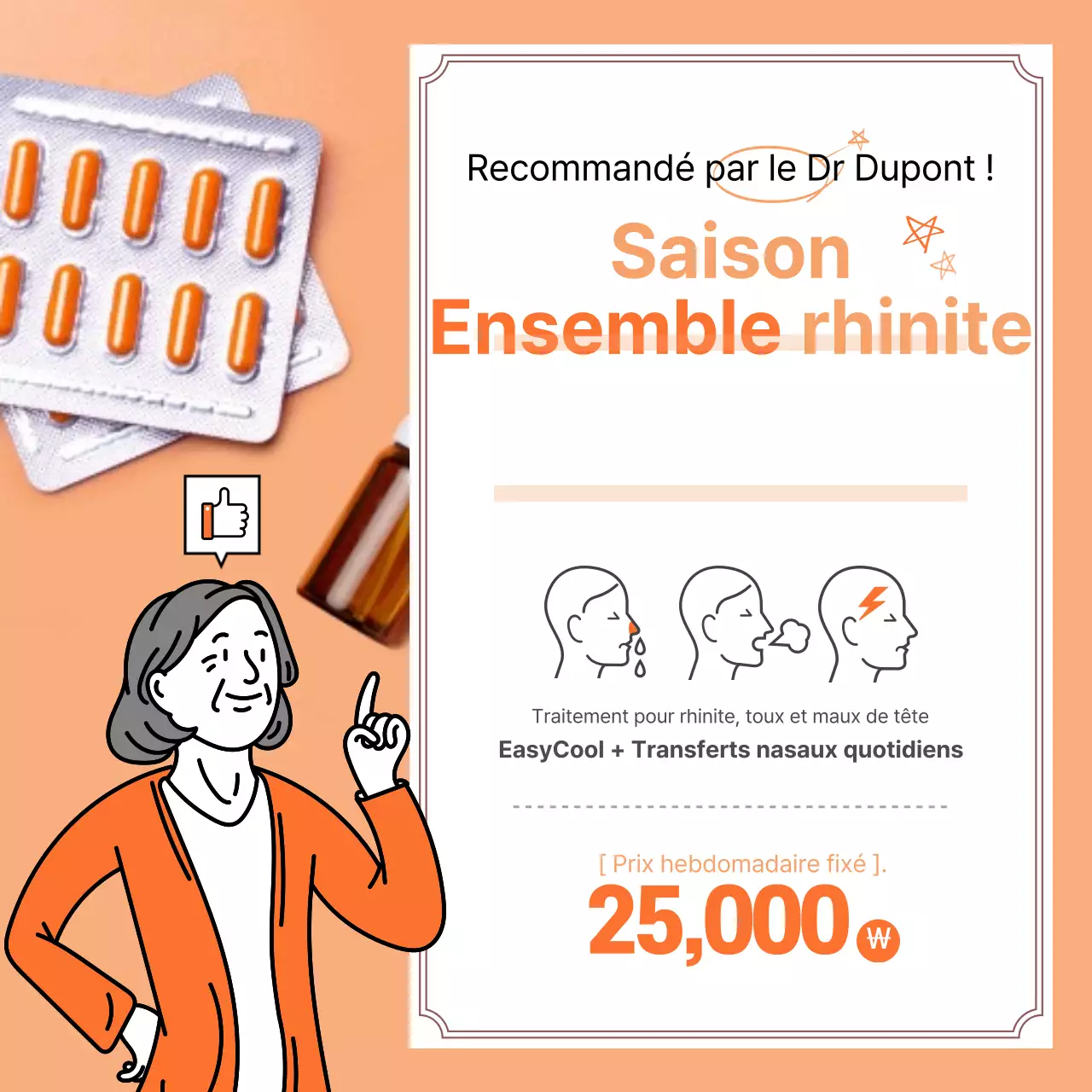Kit rhinite saisonnière