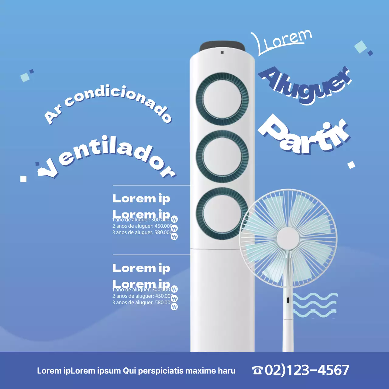 Vamos alugar um ar condicionado