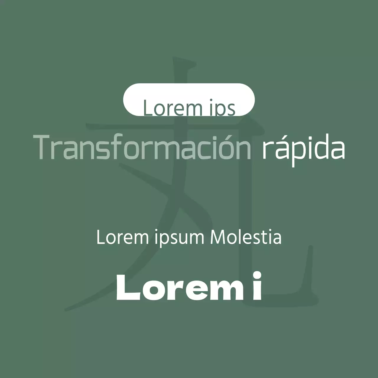 Transformación rápida