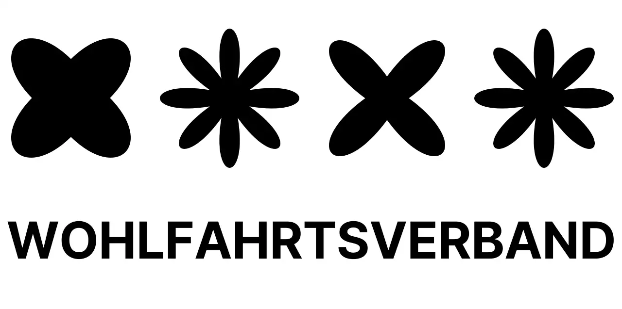 Nettes und einfaches Symbol Logo Kombination Stil in schwarz Kinderschutzorganisationen und Ursachen