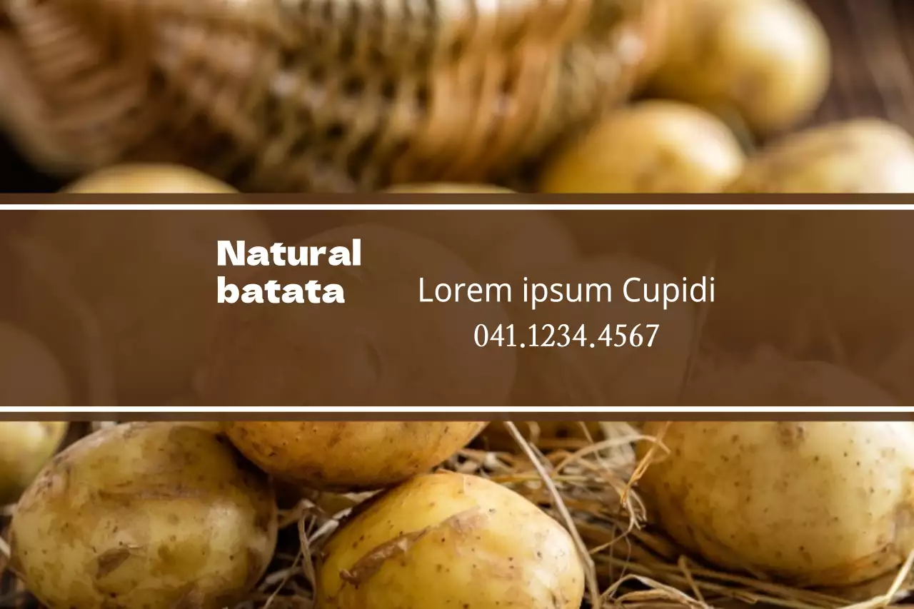 Batatas naturais