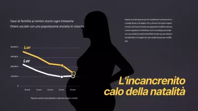 Grafico concettuale pulito nero e giallo