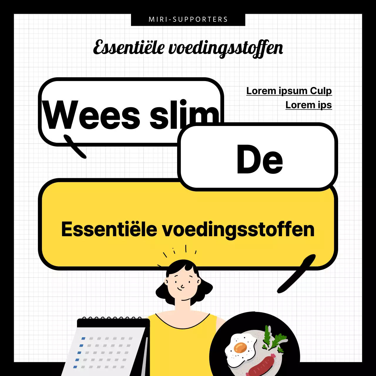 Uitleg van de schattige geel met zwarte supportersvoeding