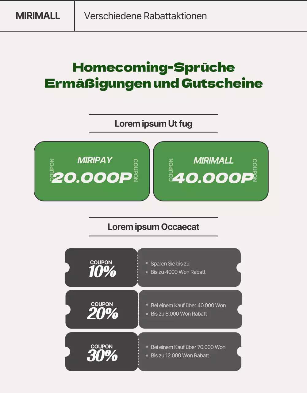 Heimkehrende Sommermöbel in Beige und Grün