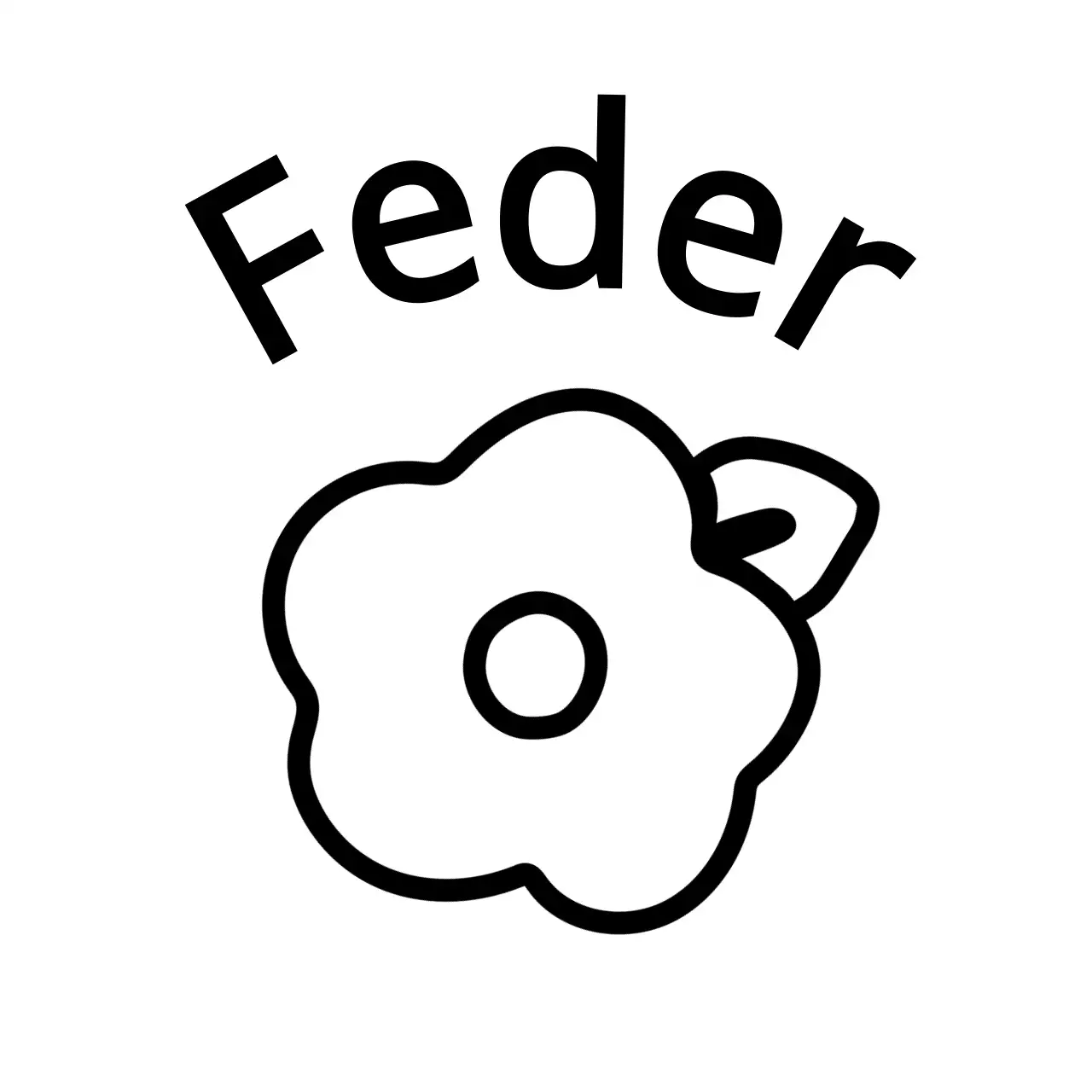 Einfache schwarze Linienillustration von verschiedenen Objekten und Tieren