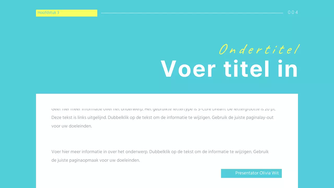 Heldere presentaties