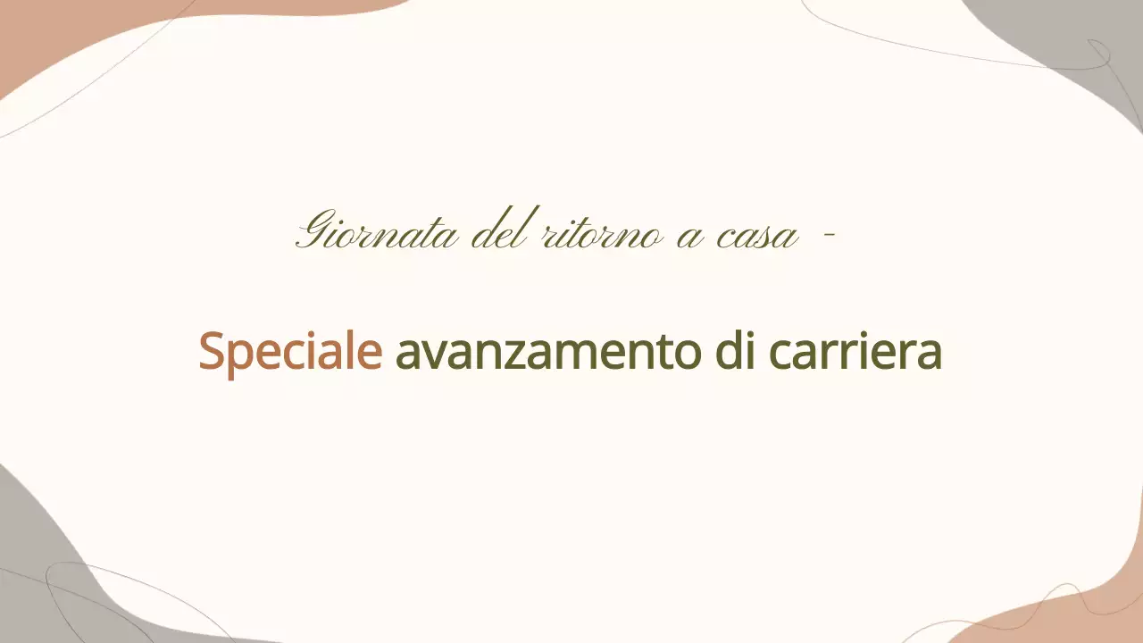 Una conferenza speciale su modelli pastello e curvilinei nei percorsi di carriera