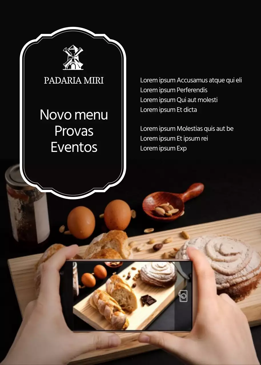 Evento de degustação da nova ementa da Black and Brown Bakery