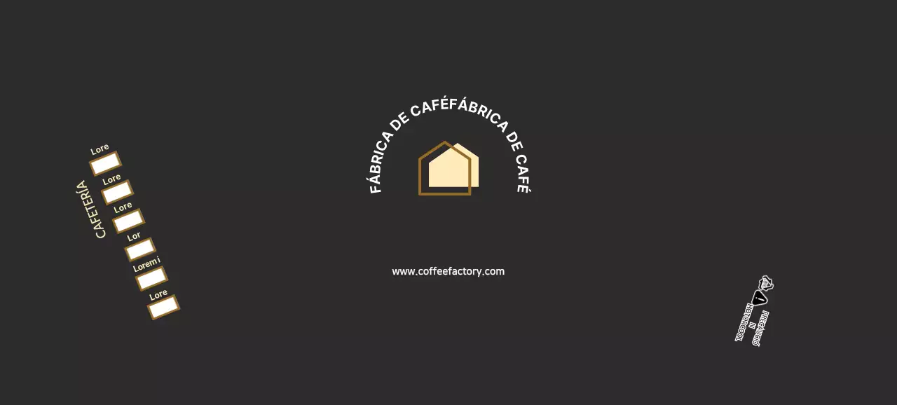 Vasos de papel negros con logotipo de cafetería moderna