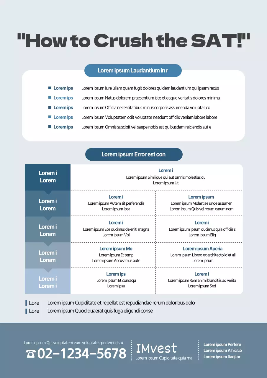 Bewerben Sie die besonderen Vorlesungen Ihrer Schule mit einer hübschen blauen Tafel