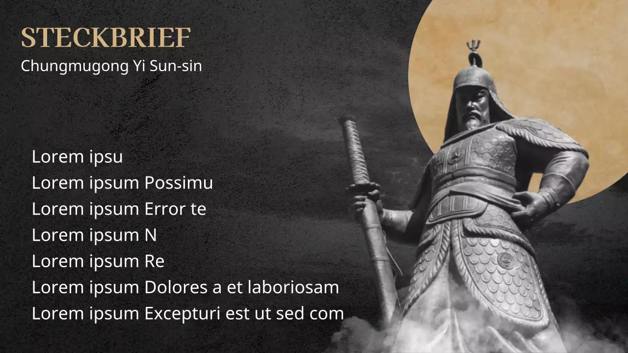 Ein traditionelles und doch grandioses Konzept in Schwarz und Gold