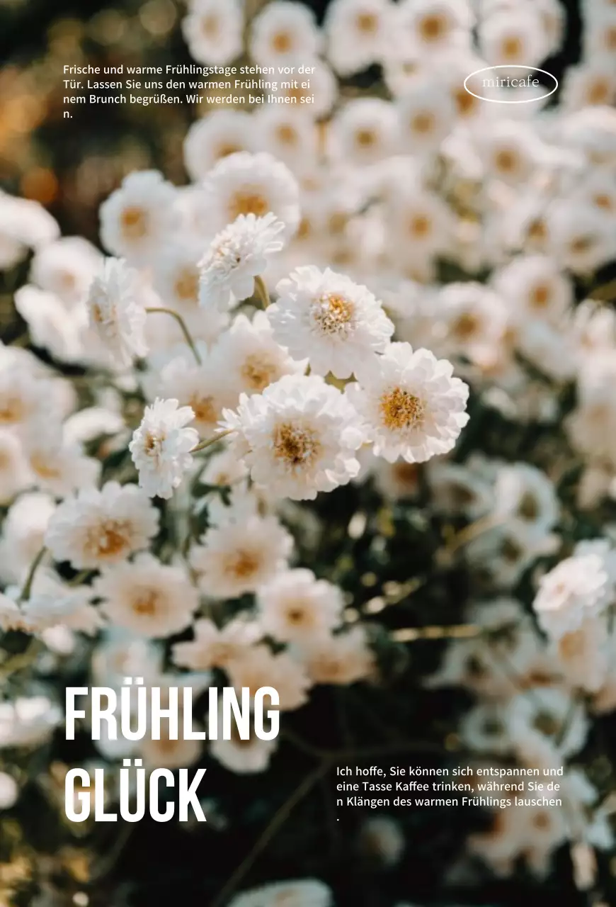 Gestaltung floraler Waren für den Frühling