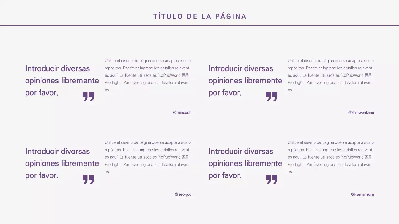 Presentaciones más limpias